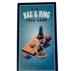 2-in-1 Table Top Bag & Ring Toss/Corn Hole Game